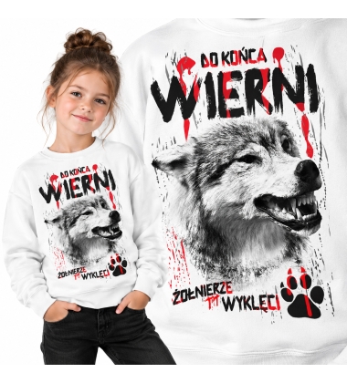 Bluza dziecięca Patriotyczna DO KOŃCA WIERNI